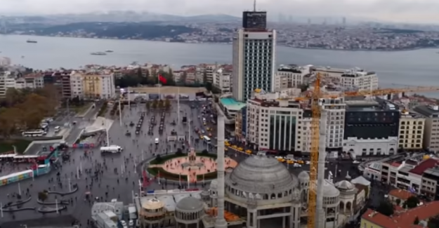 Taksim Camii Nin Havadan Cekilen Son Hali Gorenleri Buyuledi