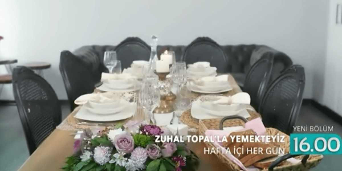 Zuhal Topalla yemekteyiz