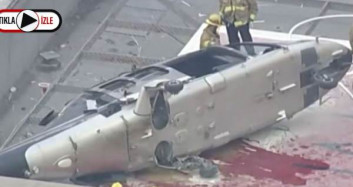 Los Angeles'ta Ambulans Helikopter Yere Çakıldı