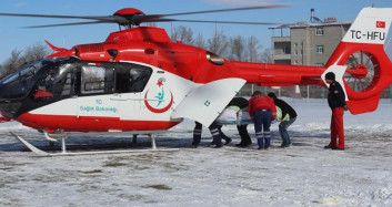 Ambulans Helikopter Hamile Kadın İçin Seferber Oldu