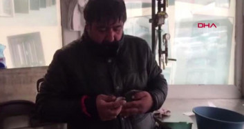 Ardahan'da Yaralı Halde Bulduğu Karabatağı Elleriyle Besledi