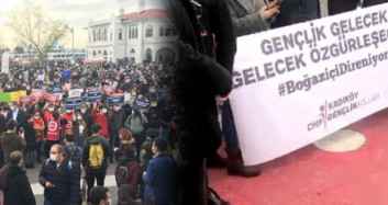 Boğaziçililer Kadıköy'de Eylem Yaptı