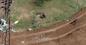 Diyarbakır’da Kaçak Elektrik Kullanımını Tespit Eden Drone Taşlandı