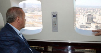 Cumhurbaşkanı Erdoğan, Hastaneleri Havadan Gözlemledi