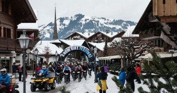 İsviçre Alpleri’nde Kar Bisiklet Festivali!