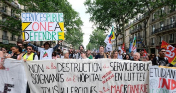 Fransa'da Hükümet Karşıtı Protestolar Sürüyor