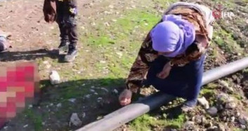 Halep'te Bir Annenin Çaresizliği! Oğlunun Cansız Bedeninin Parçalarını Topladı