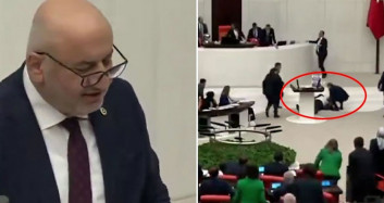 Hasan Bitmez kalp krizi geçirip Meclis kürsüsünde yere yığıldı: O anlar kameralara yansıdı