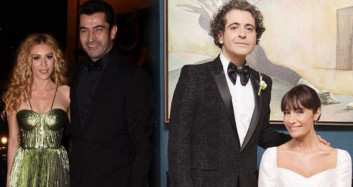Kenan İmirzalıoğlu ve Sinem Kobal, Sıla - Hazer Amani Düğününe Katıldı