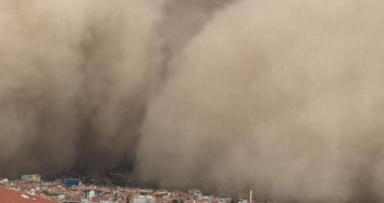 Ankara'da Kum Fırtınası