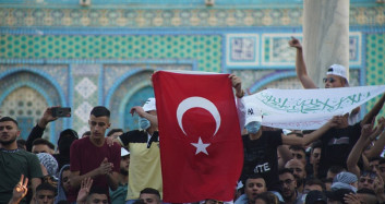 Mescid-i Aksa'da Ramazan Bayramı Namazı Kılındı