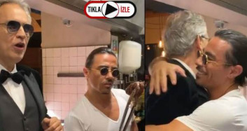 Nusret, Restoranında Andrea Bocelli’yi Konuk Etti