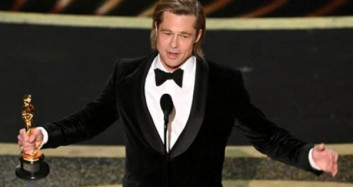 Oscar Ödülü Alan Brad Pitt, Kürsüde Trump'a Göndermelerde Bulundu