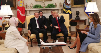 Cumhurbaşkanı Erdoğanı, ABD Başkanı Trump Karşıladı!