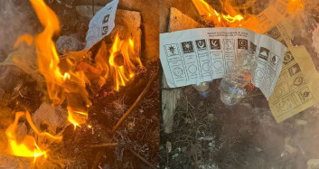 Şanlıurfa’da demokrasi yok sayıldı: AK Parti’ye mühür basılmış pusulalar ateşe verildi!