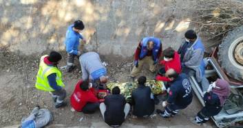 Sulama Kanalına Düşen Temizlikçinin İmdadına Ekipler Yetişti