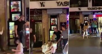 Taksim’de Gece Kulübünde Bir Kadını Saçından Sürükleyerek Dövdüler!