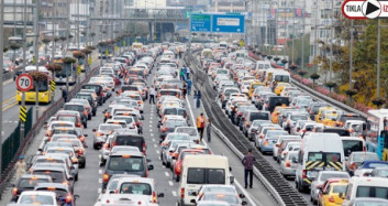 İstanbul'da Trafik Yoğunluğu Yüzde 42'lere Ulaştı