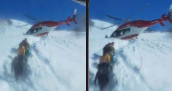Ulaşıma Kapanan Köydeki Hastanın İmdadına Helikopter Yetişti