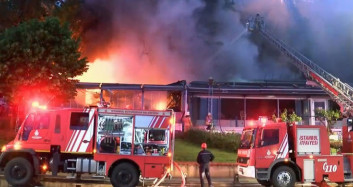 Üsküdar Salacak'ta Bir Kafede Yangın Çıktı