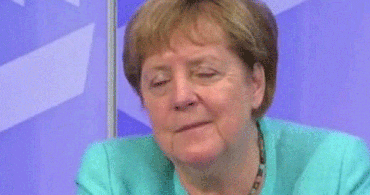 Almanya Başbakanı Angela Merkel'in Olay Olan Görüntüleri