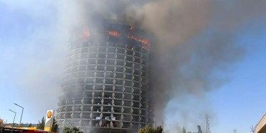 Otel alevler içinde kaldı: Gaziantep’te korku dolu anlar